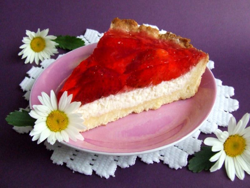 Tarta truskawkowo-kokosowa