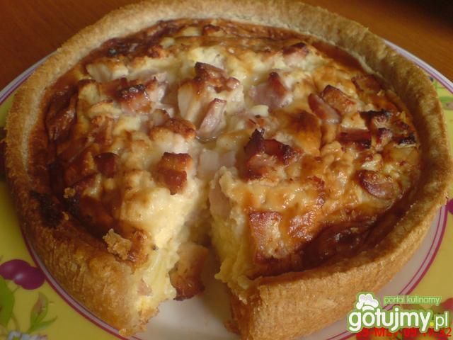 Tarta z boczkiem Tarta z boczkiem