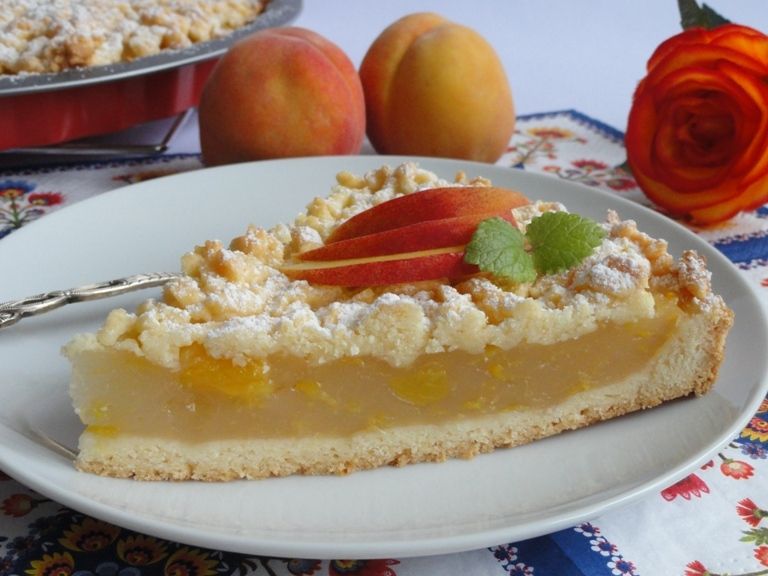 Tarta z brzoskwiniami