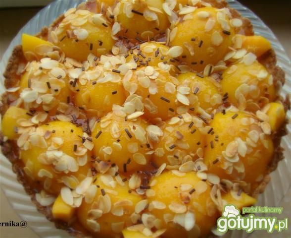 Tarta z brzoskwiniami Tarta z brzoskwiniami