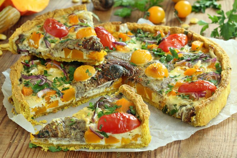 Tarta z dynią i kanią Tarta z dynią i kanią