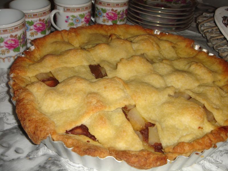 Tarta z gruszką w czekoladzie Tarta z gruszką w czekoladzie