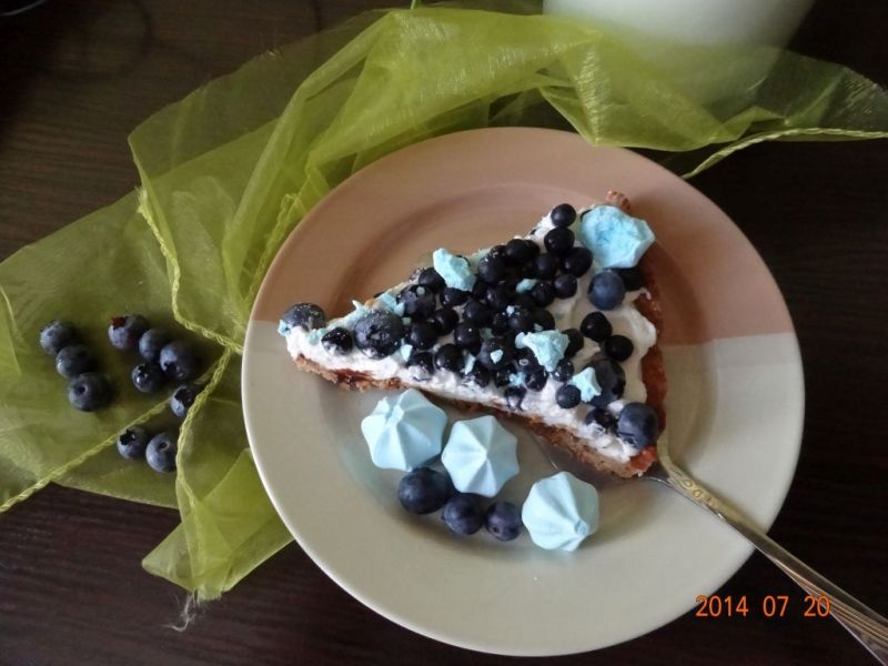 Tarta z jagodami i borówkami Tarta z jagodami i borówkami