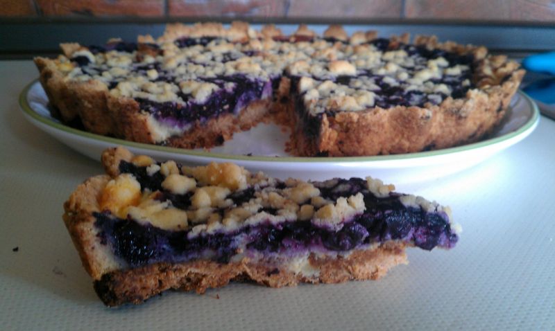 Tarta z jagodami i mascarpone