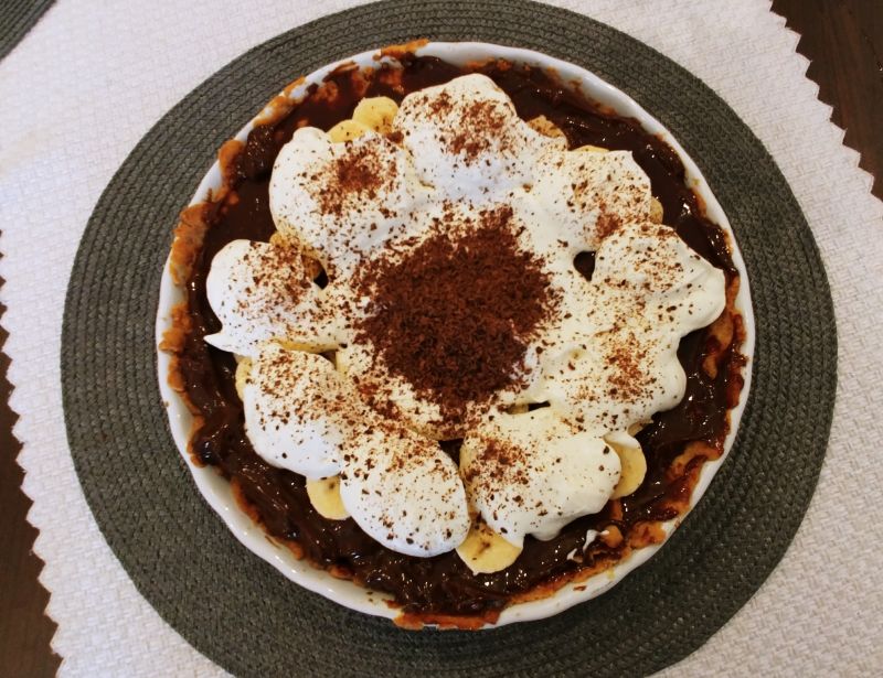 Tarta z kajmakiem i bananem Tarta z kajmakiem i bananem