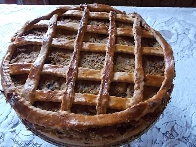 Tarta z kiszoną kapustą