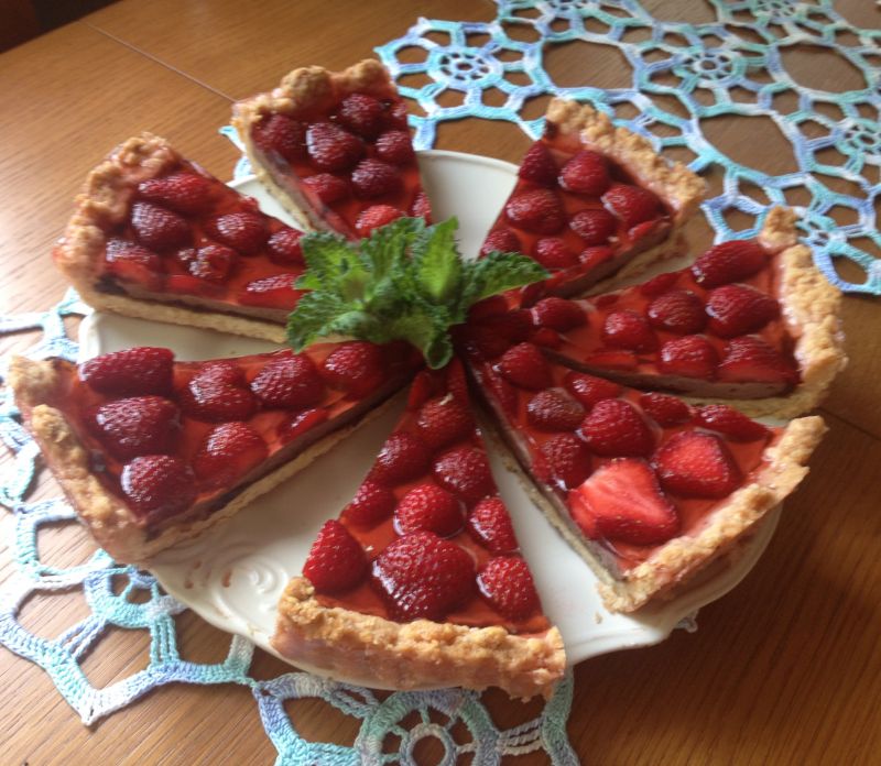 Tarta z kremem budyniowym