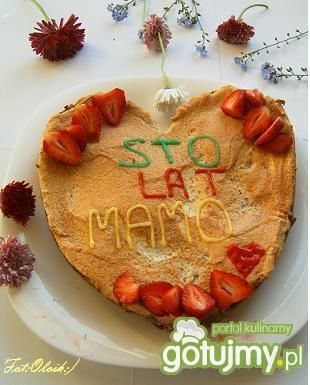 Tarta z kremem waniliowym i truskawkami Tarta z kremem waniliowym i truskawkami