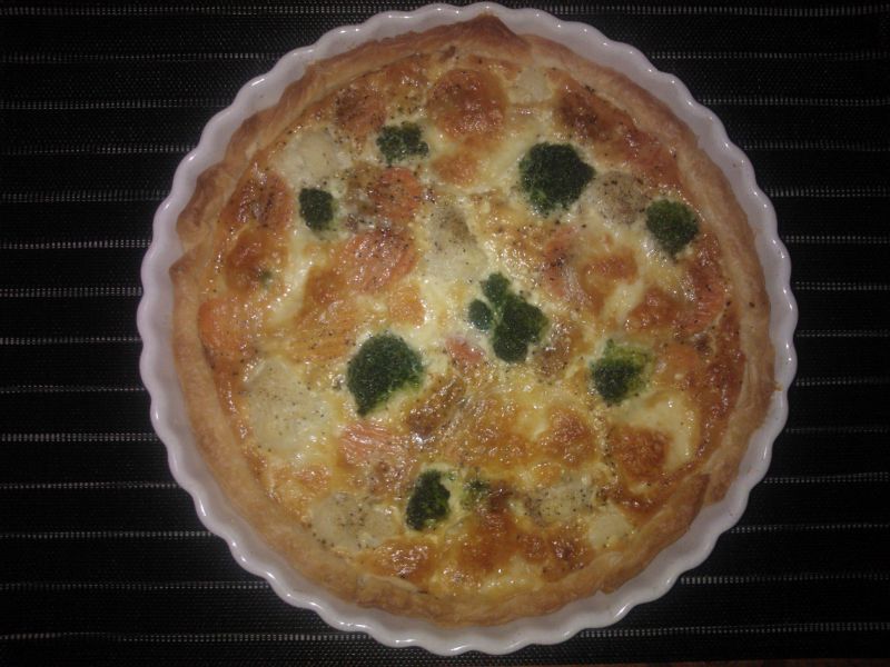 Tarta z mięsem mielonym i warzywami 