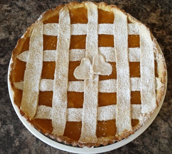 Tarta z musem jabłkowo-pomarańczowym