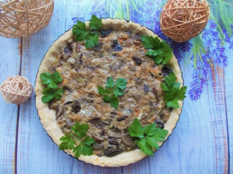 Tarta z podgrzybkami