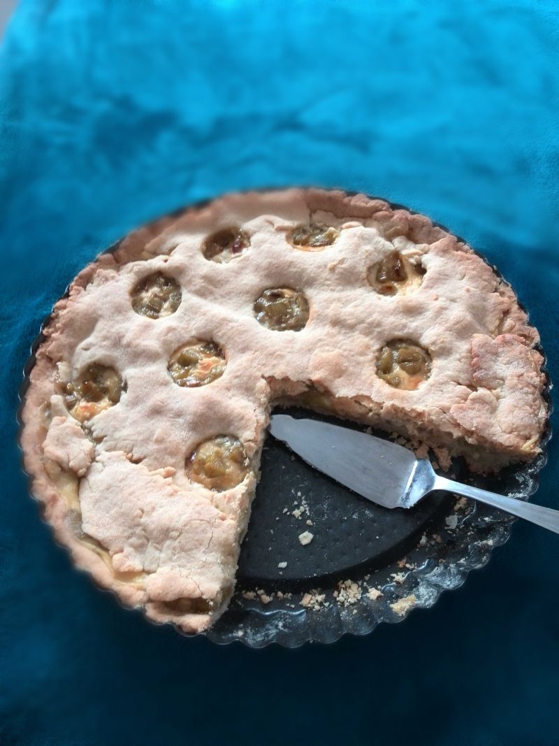 Tarta z rabarbarem Tarta z rabarbarem
