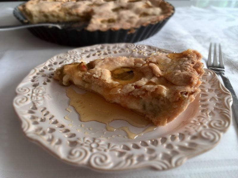 Tarta z rabarbarem Tarta z rabarbarem