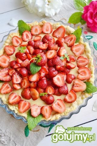Tarta z truskawkai i creme patissiere