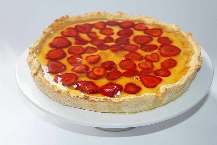 Tarta z truskawkami i serkiem mascarpone 