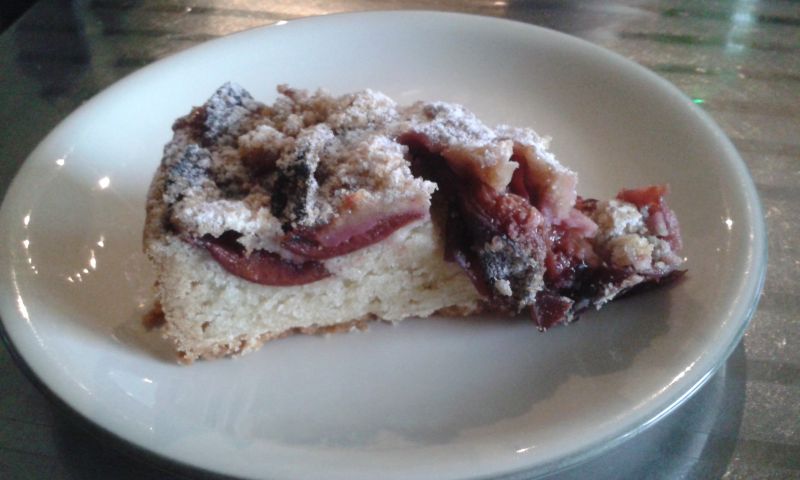 Tarta ze śliwkami i marcepanem Tarta ze śliwkami i marcepanem