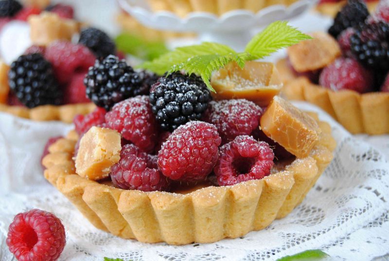 Tartaletki  krówkowo- owocowe