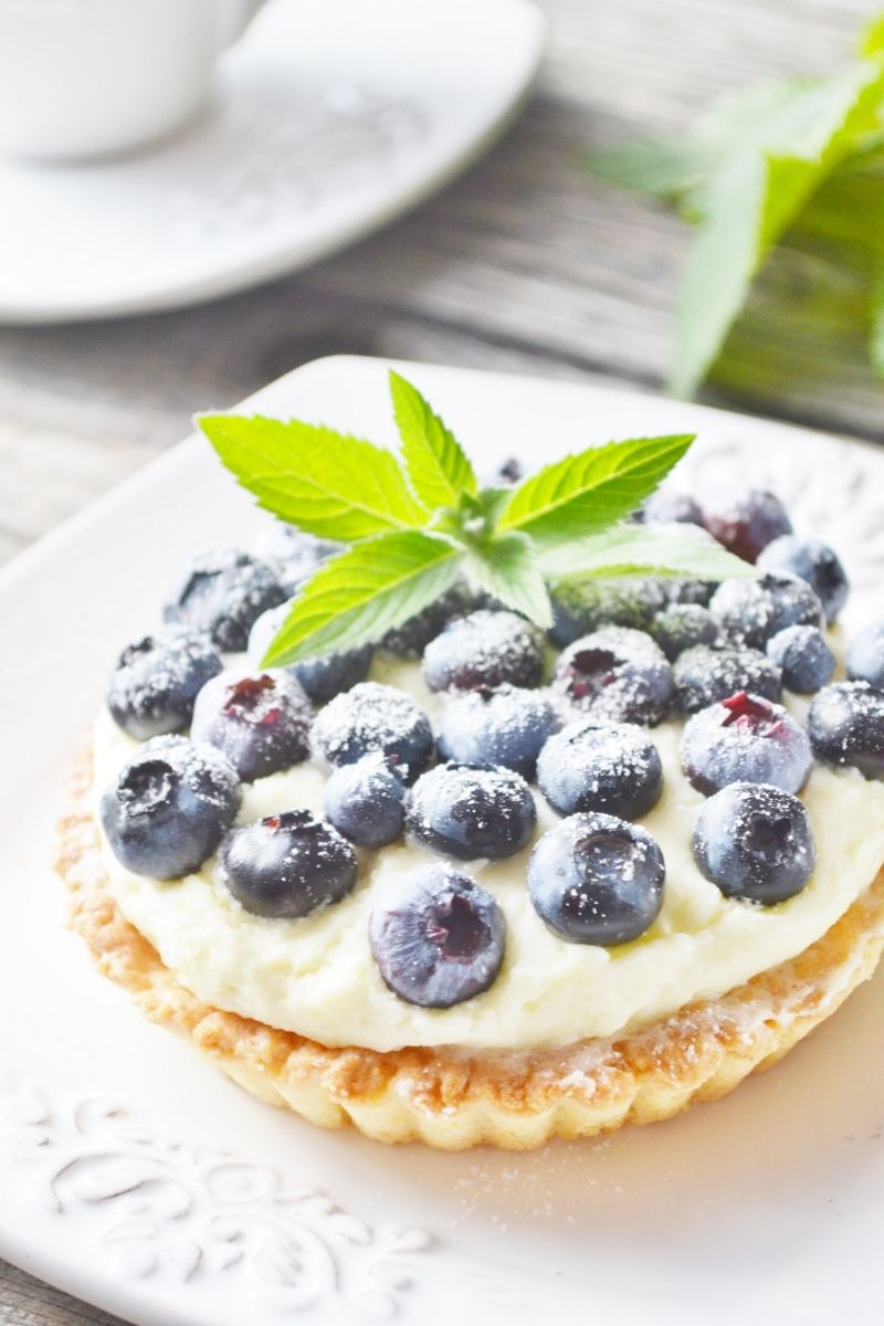 Tartaletki z borówką amerykańską  Tartaletki z borówką amerykańską