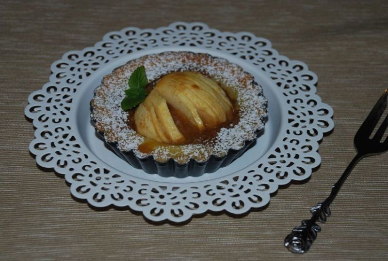 Tartaletki z kajmakiem i jabłkami