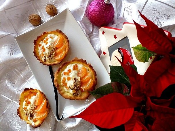 Tartaletki z nutą wanilii i pomarańczy 