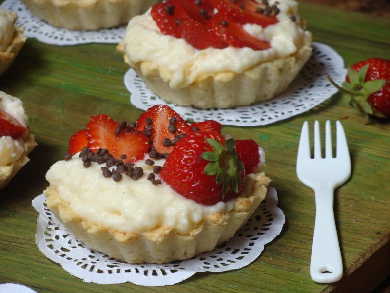 Tartaletki z truskawkami Tartaletki z truskawkami