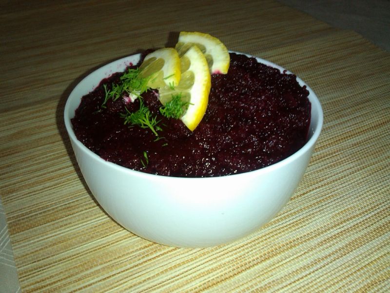 Tarte buraczki z cytryną 