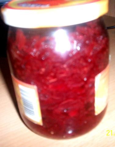 Tarte buraczki z czerwona papryką.