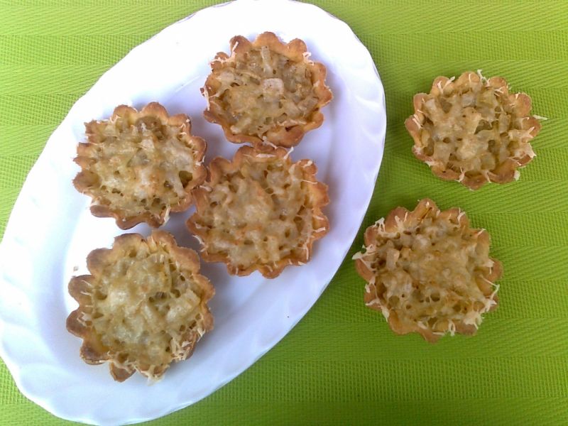 Tarteletki cebulowe 
