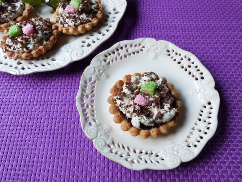 Tarteletki z czekoladą Tarteletki z czekoladą