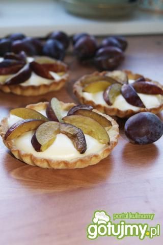 Tartelki z kremem budyniowym Tartelki z kremem budyniowym