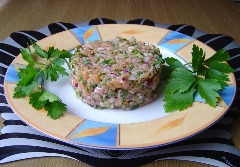 Tatar z Łososia Norweskiego Tatar z Łososia Norweskiego