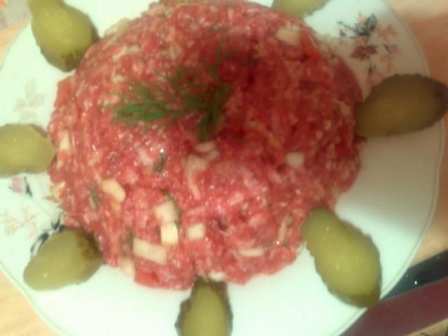Tatar z papryką Tatar z papryką