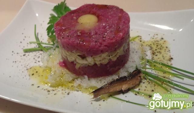 Tatar z polędwicy wołowej ala Kristofe