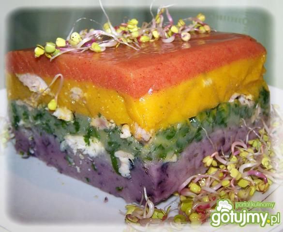 Tęczowa terrina z kurczakiem Tęczowa terrina z kurczakiem