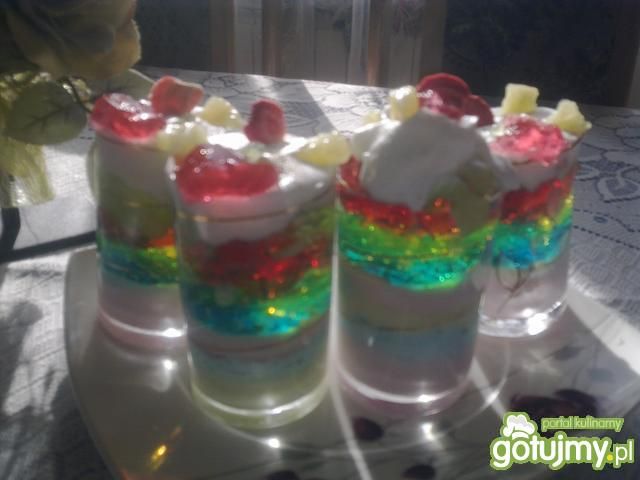 Tęczowe deserki