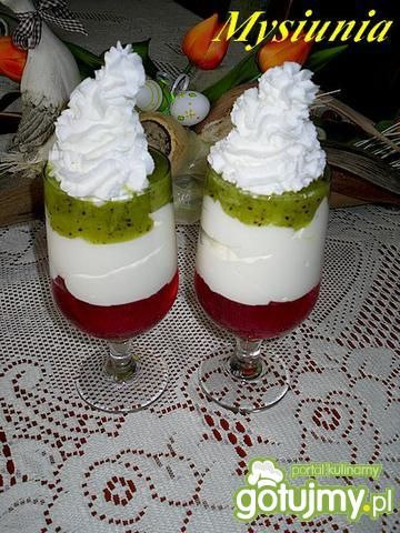 Tęczowy deser z mascarpone Tęczowy deser z mascarpone