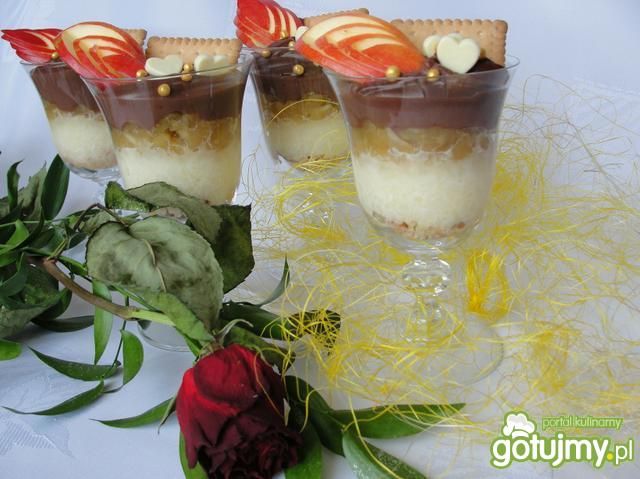 Tęczowy deserek na szybko