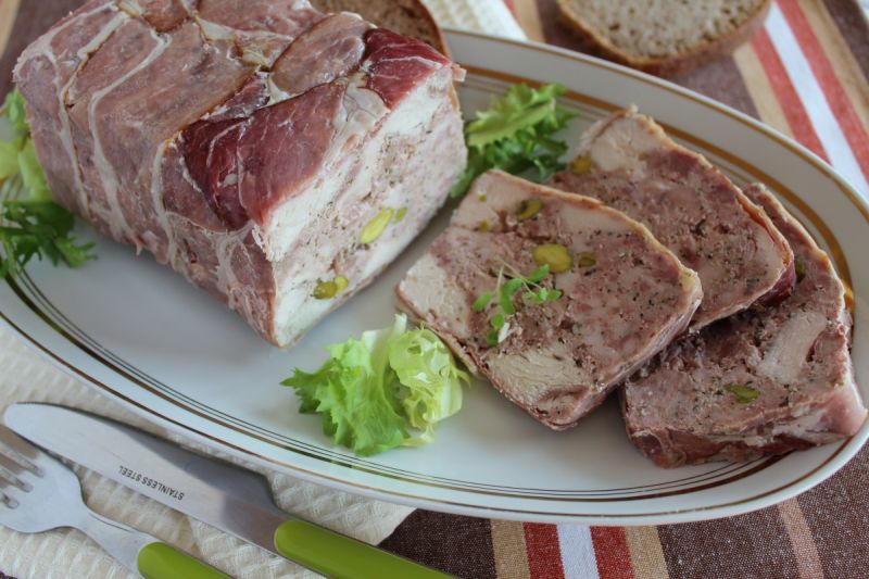 Terrine z pistacjami
