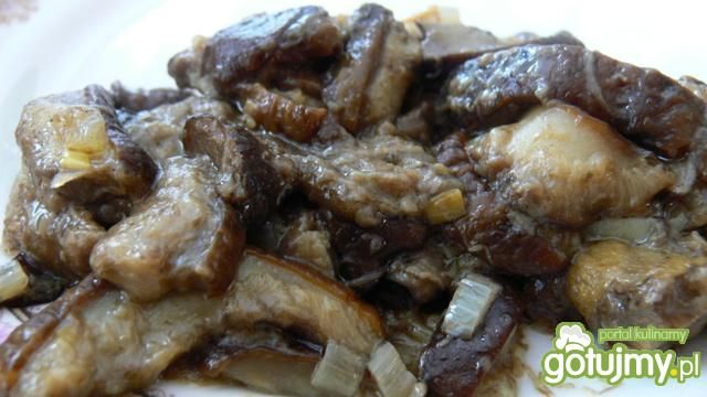 Teściowej podgrzybki z cebulką Teściowej podgrzybki z cebulką