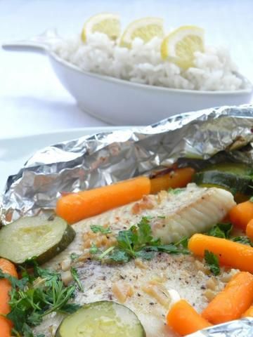 Tilapia pieczona w papilotach