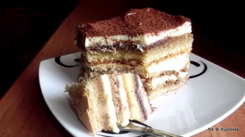 Tiramisu na biszkopcie  Tiramisu na biszkopcie