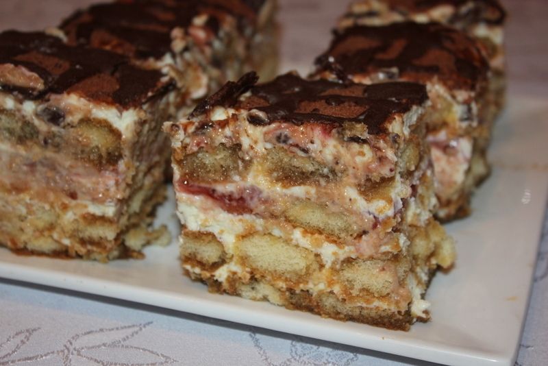 Tiramisu truskawkowe Tiramisu truskawkowe