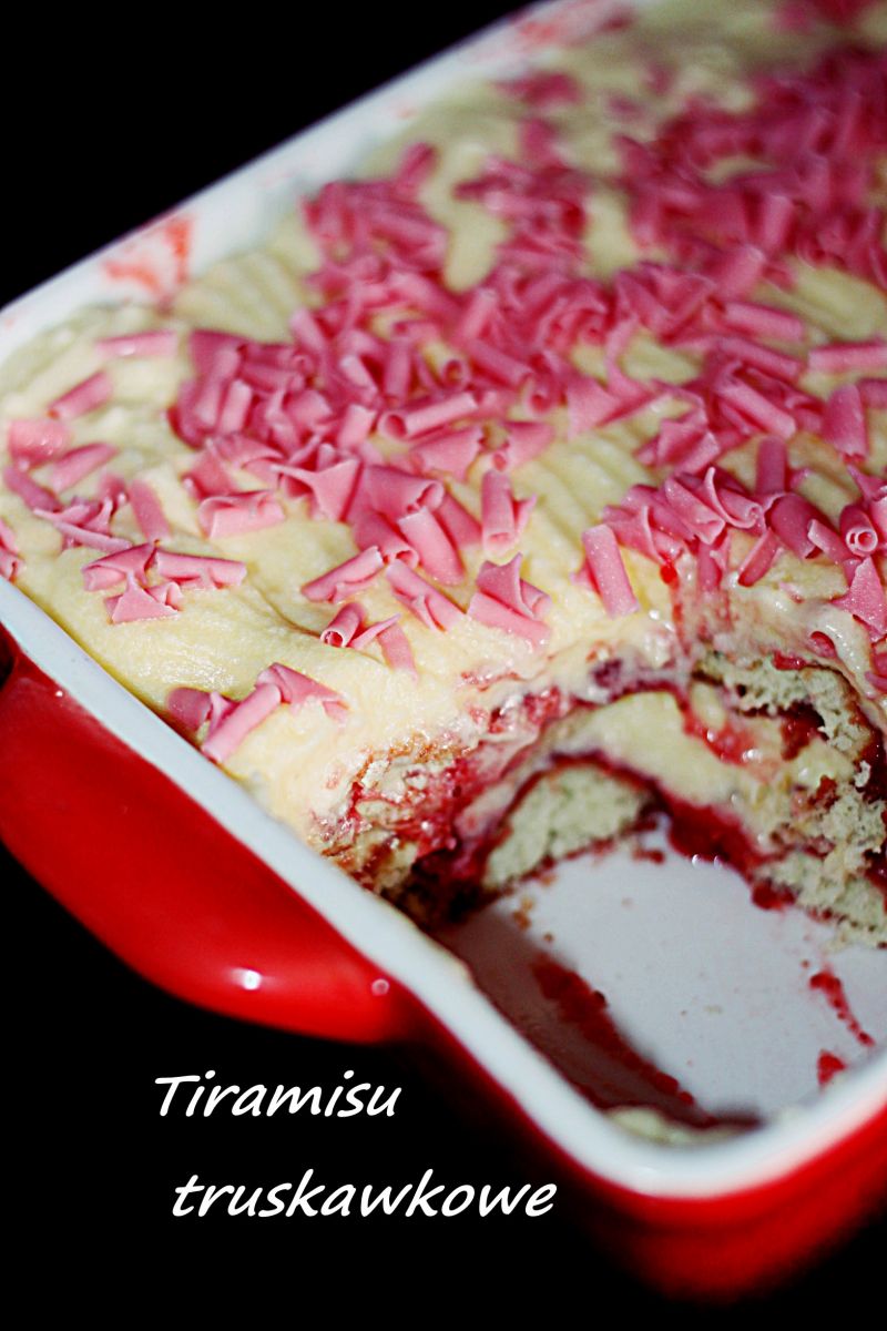 Tiramisu truskawkowe Tiramisu truskawkowe