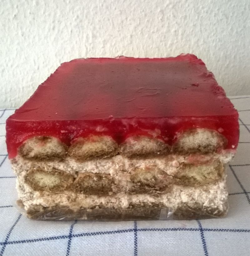 Tiramisu z czekoladą i galaretką Tiramisu z czekoladą i galaretką