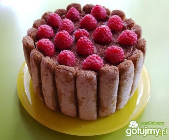 Tiramisu z malinami  Tiramisu z malinami