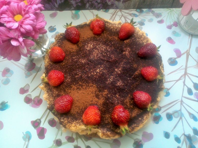 Tiramisu z truskawkami