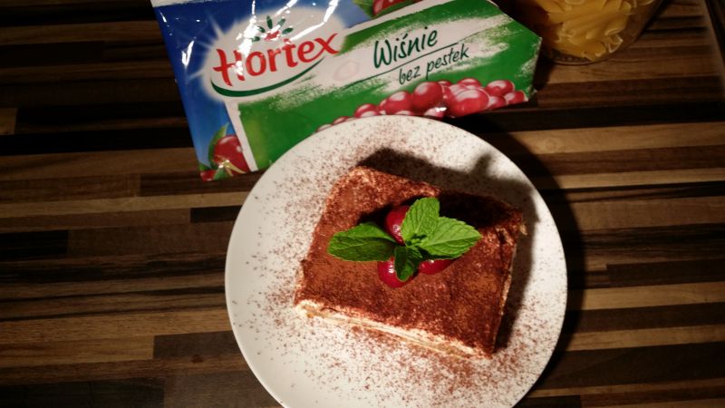 Tiramisu z wiśniami