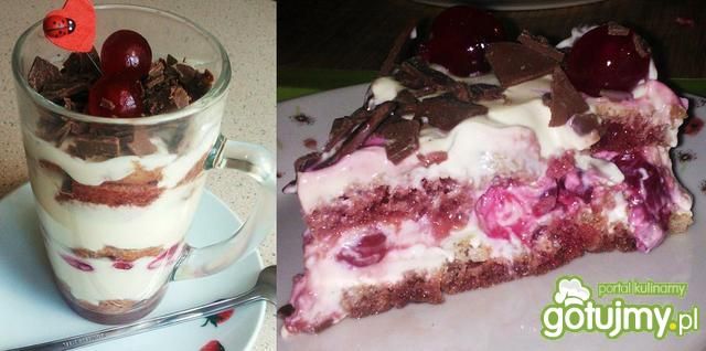 Tiramisu z wiśniami i wódką Tiramisu z wiśniami i wódką