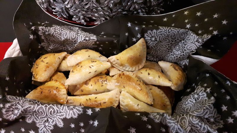 Tiropity z wędzonym łososiem Tiropity z wędzonym łososiem