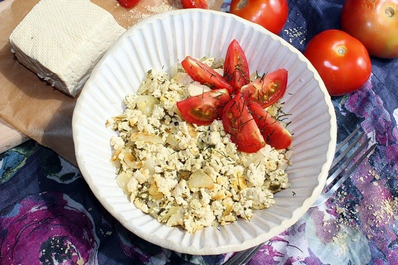 Tofucznica, czyli wegańska jajecznica